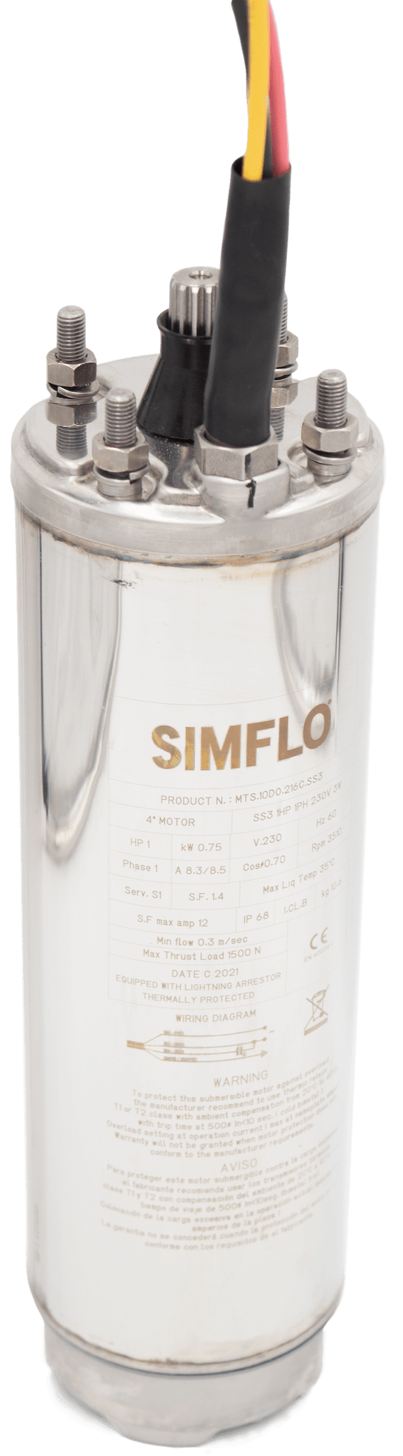 SIMFLO 4″ Motors