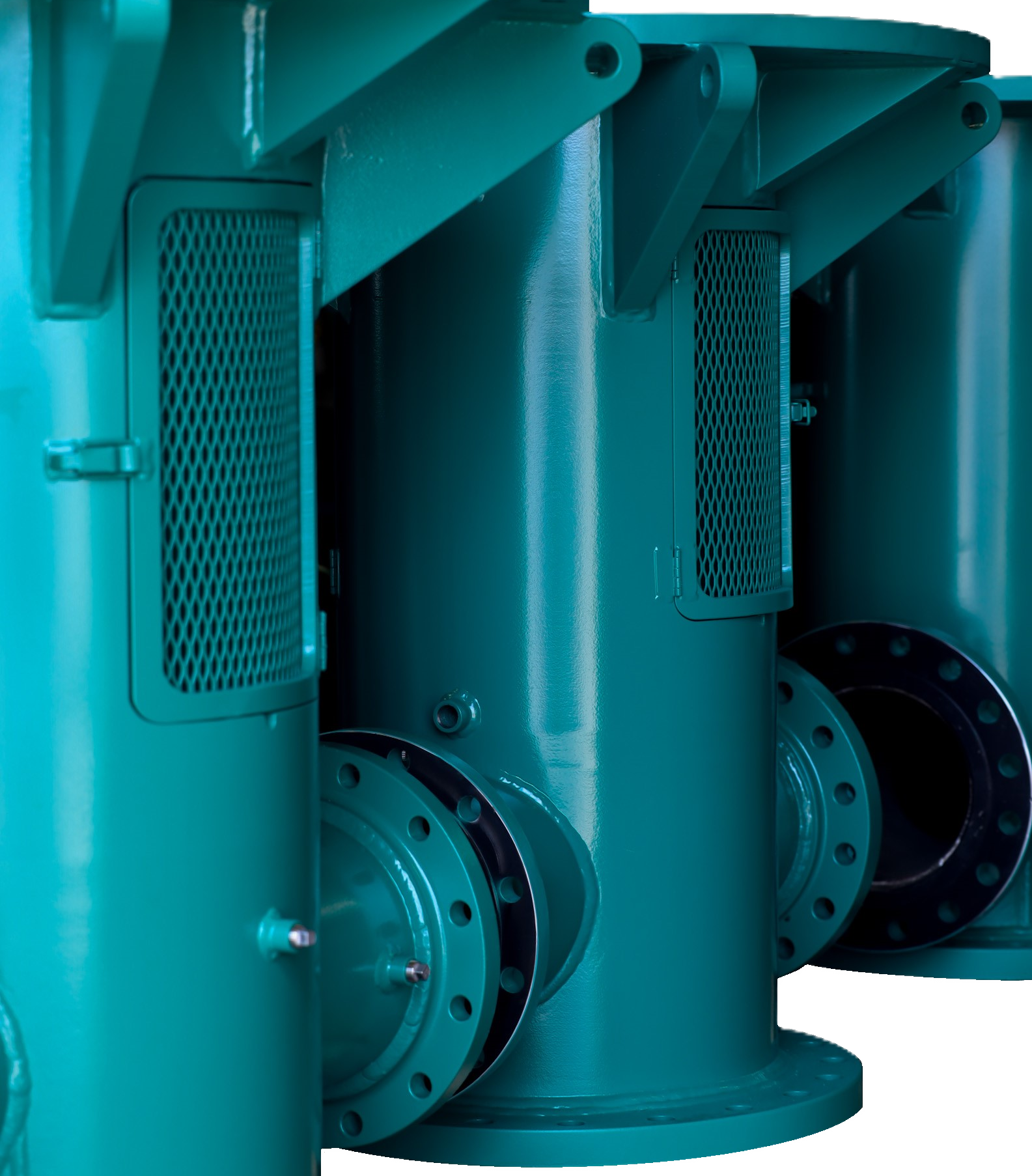 Fabricated T Discharge Heads